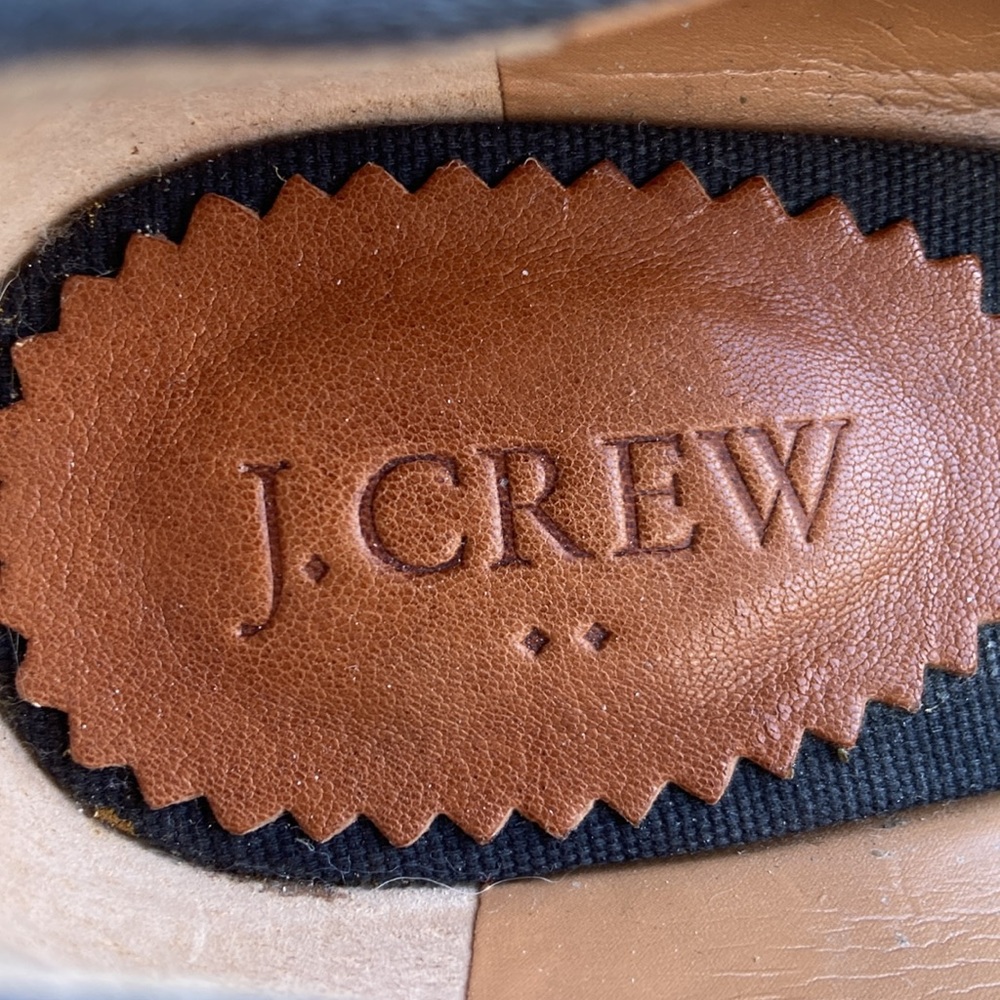 J. Crew Seville Espadrille Wedges in Black Canvas Women's Size 6.5 - Picture 9 of 11